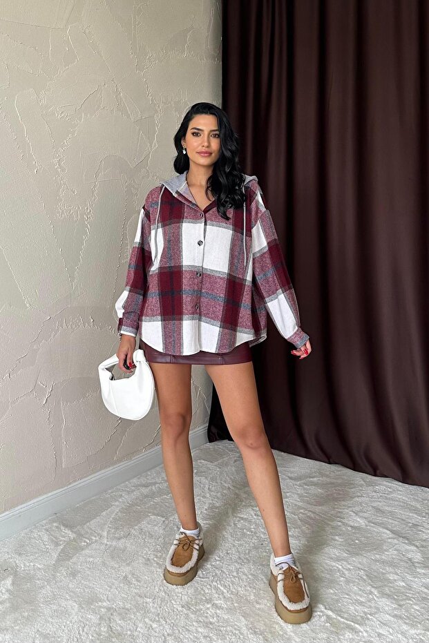 Kapüşonlu Oduncu Gömlek - 2