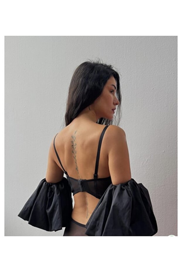 Kapsız simli büstiyer takımı - 2