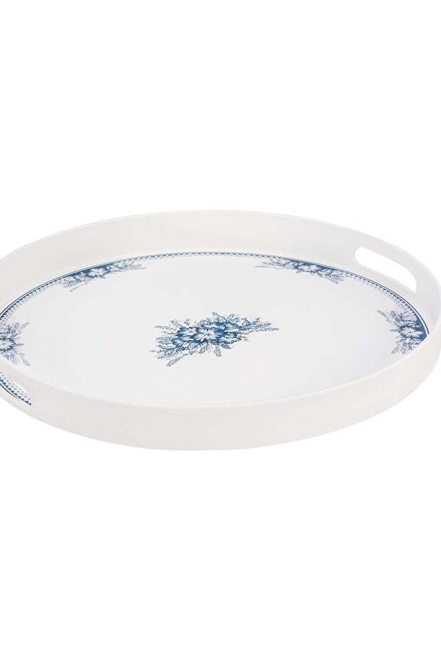 Blanche Yuvarlak Tepsi Çay Kahve Tepsisi - 4