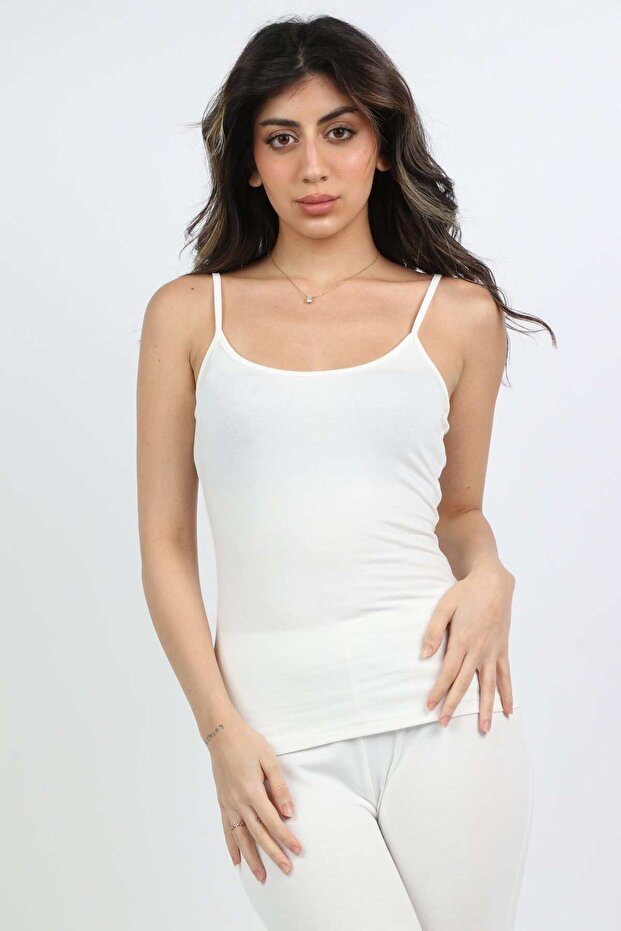 Solid Strappy Top - 1