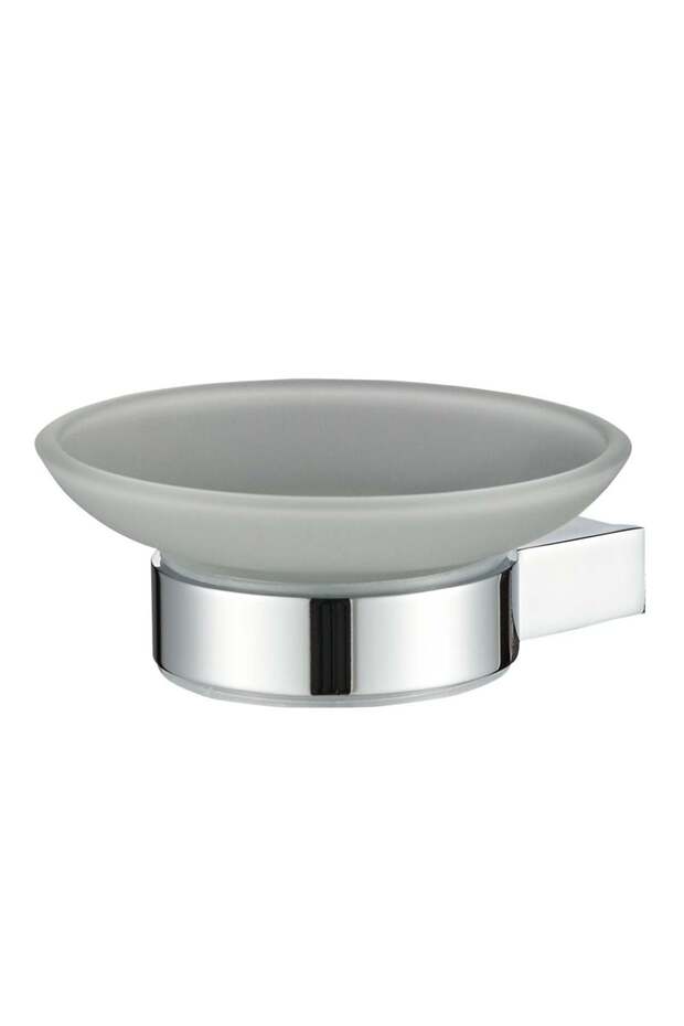 Milano Plus Andy Soap Dish - Silver Stainless Steel | 190x100x20mm | Durable & Stylish