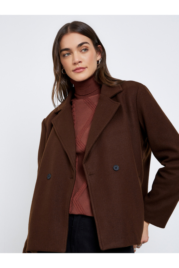 Women Oversized Wool Jacket