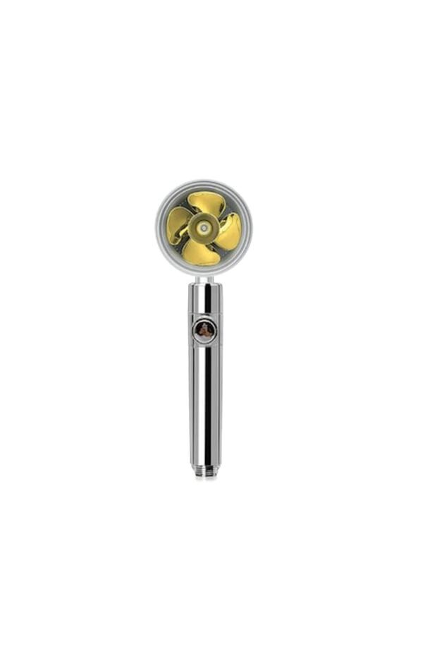 Portable Shower Head with High Pressure, Turbo Model with On/Off Button - 1