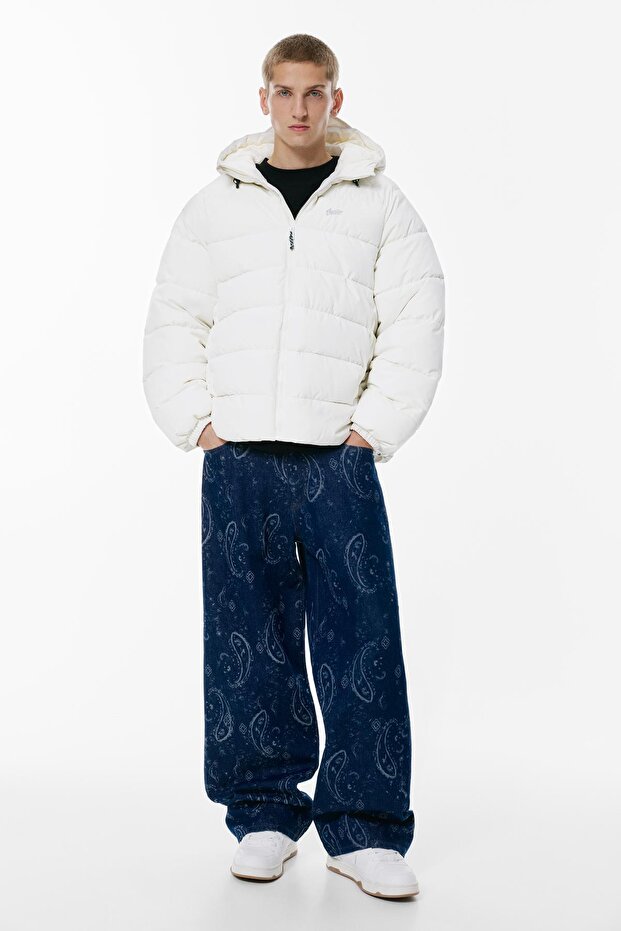 Kapüşonlu şişme STWD mont - 3