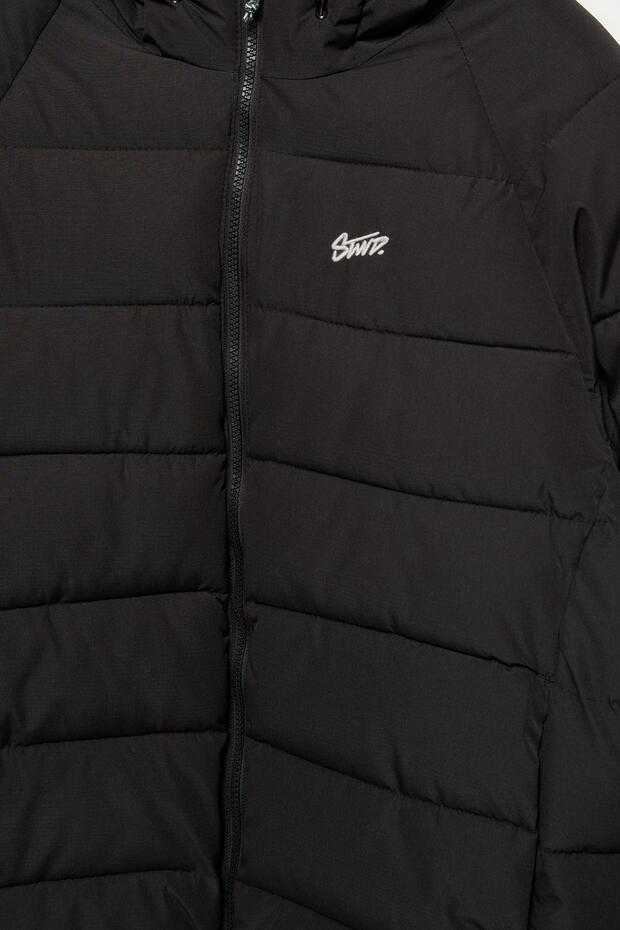 Kapüşonlu şişme STWD mont - 8