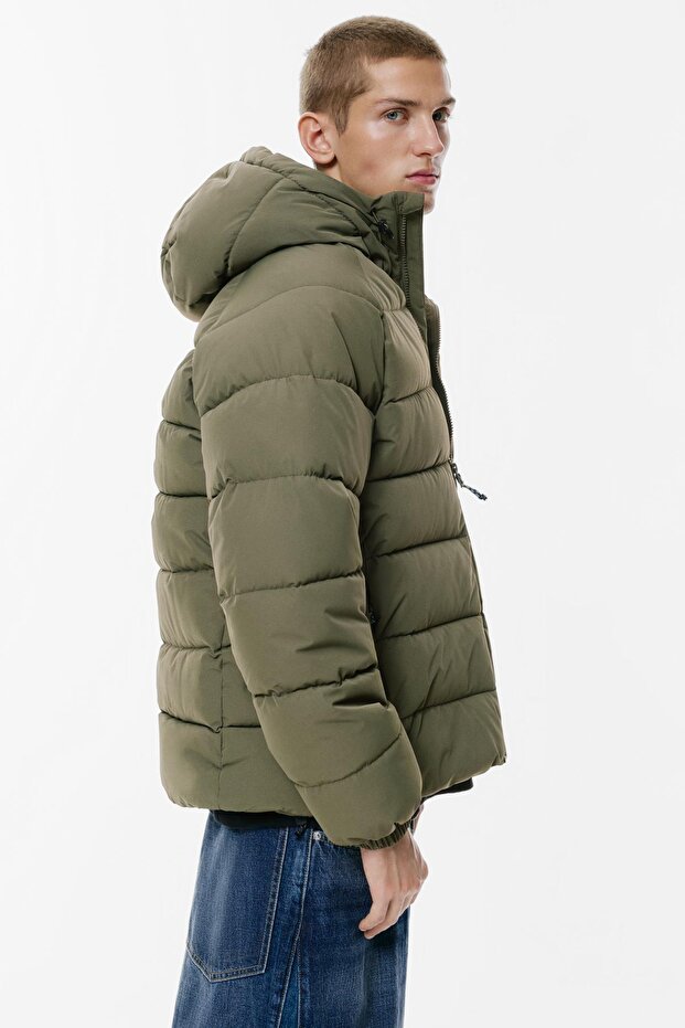 Kapüşonlu şişme STWD mont - 3