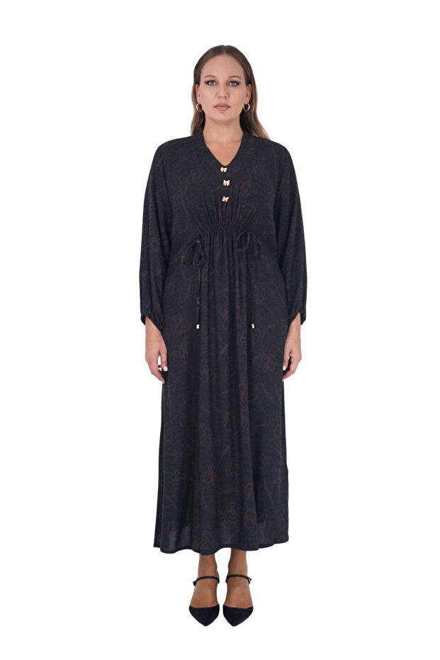 Women's Plus Size Knitwear Oversized Long Sleeve Long Dress