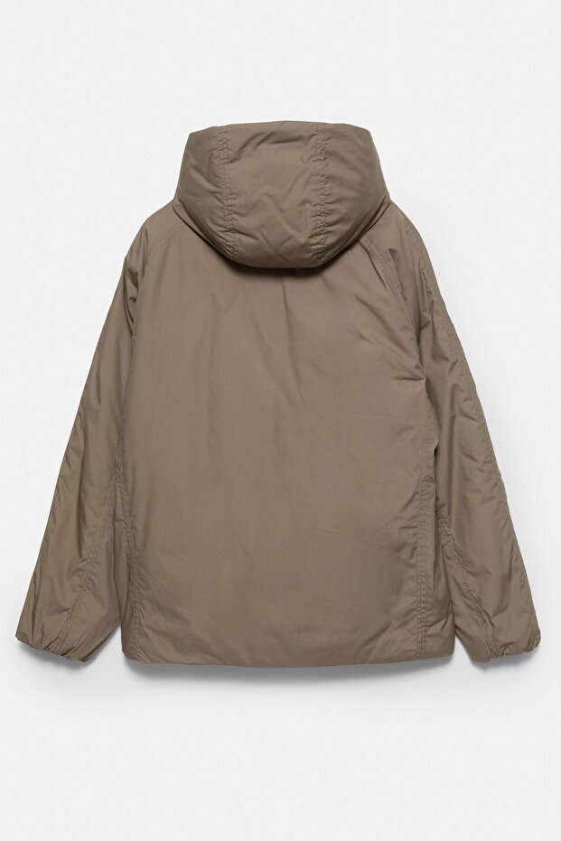 Kapüşonlu dolgulu yağmurluk - 7