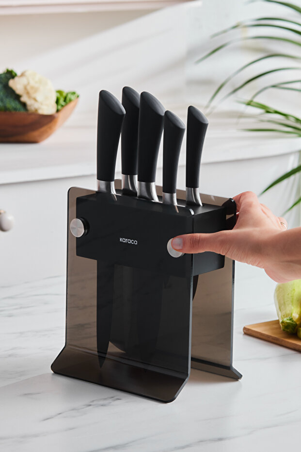 Blacker Standlı 6 Parça Bıçak Seti - 3