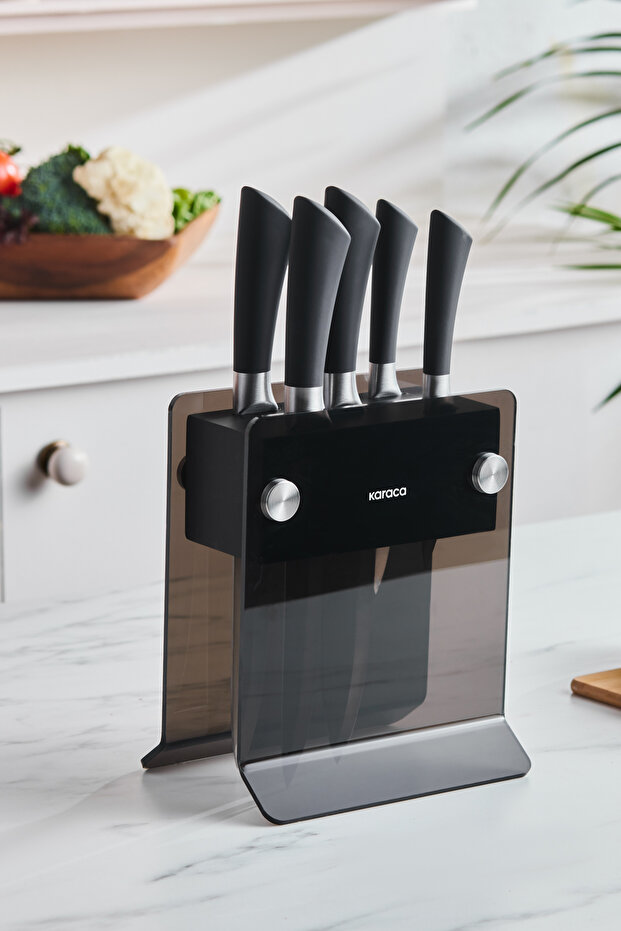 Blacker Standlı 6 Parça Bıçak Seti - 2