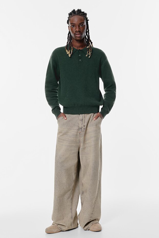 Uzun kollu polo tişört - 2