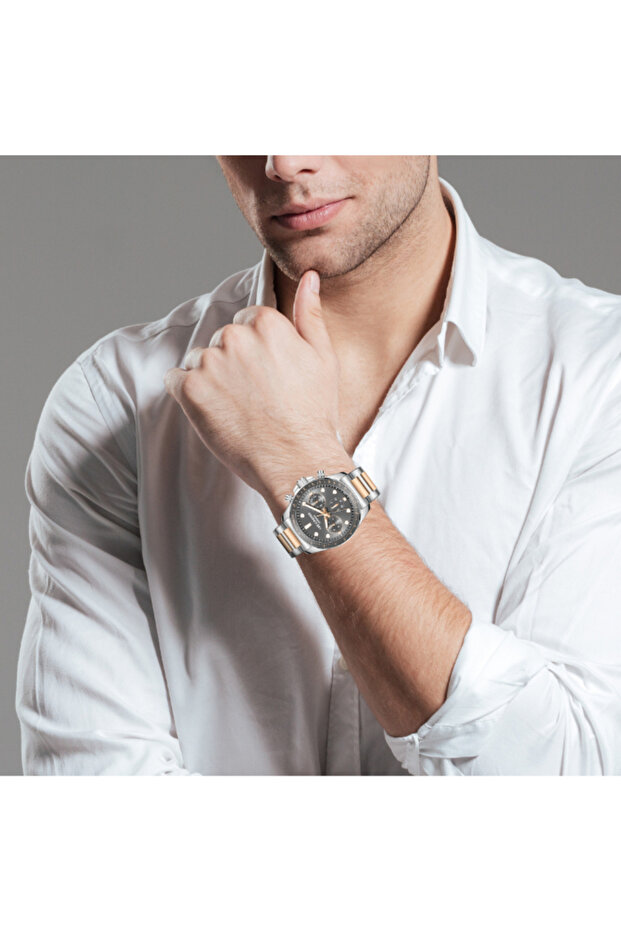 Men's Multi Function Grey Dial Watch - LC08215.560 - 8