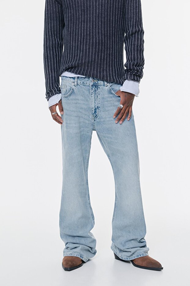 Slim fit çan paça jean - 3