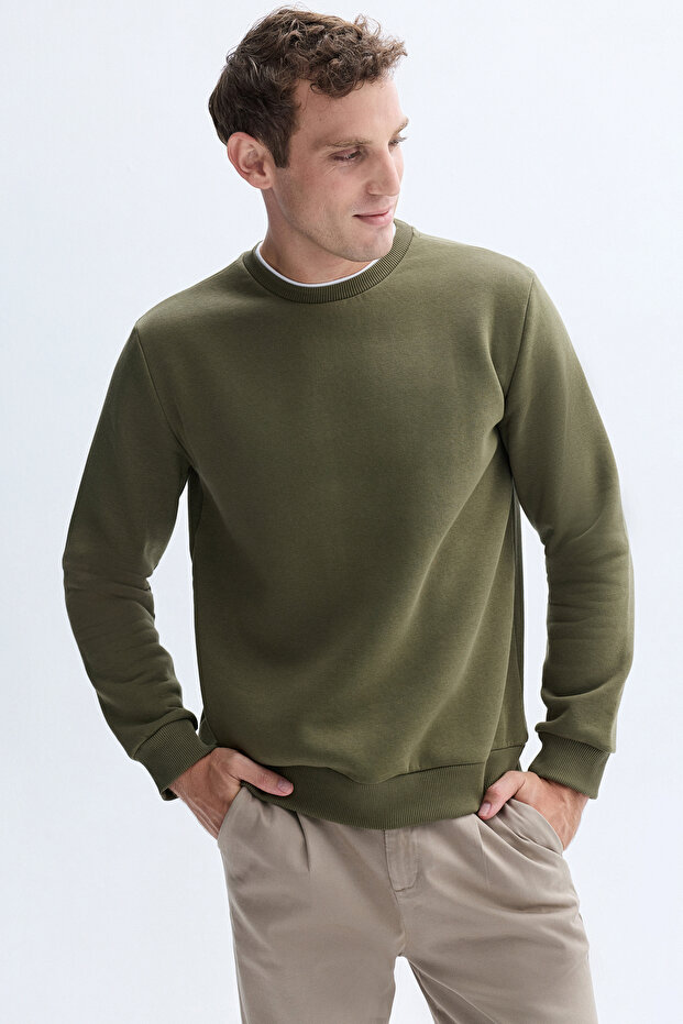 BİSİKLET YAKA SWEATSHIRT - 1