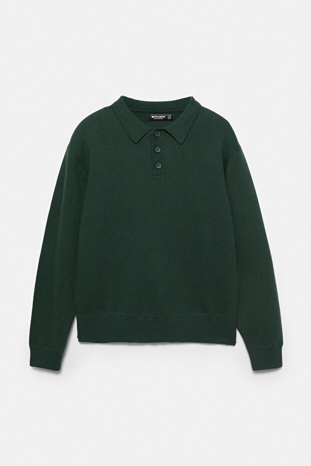 Uzun kollu polo tişört - 5