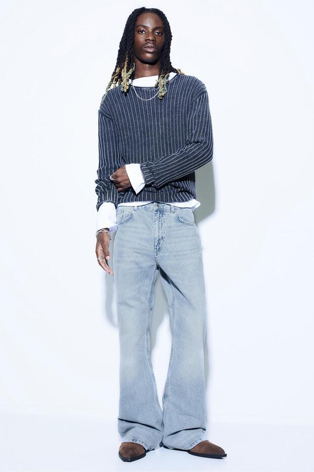 Slim fit çan paça jean - 1