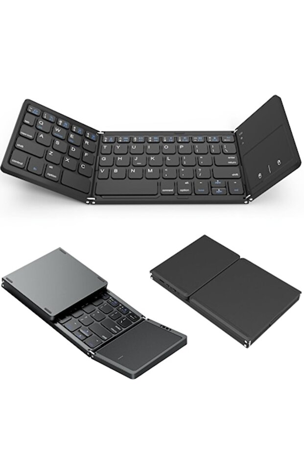 Bluetooth Foldable Keyboard Dasbo®, Portable, Ultra-Thin, with Touchpad - 1
