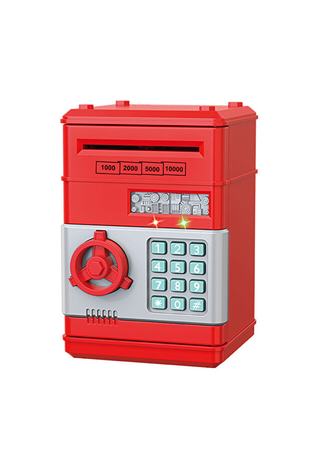 Automatic Small Mini Piggy Bank with Password Fingerprint Money Rolling