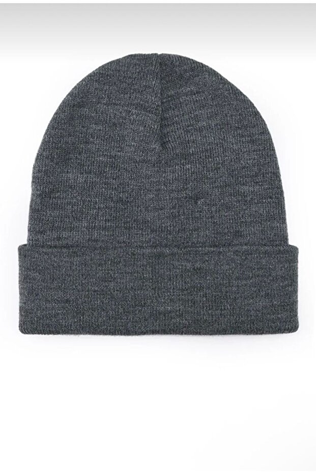 Unisex Basic Katlanabilir Triko Bere - 3