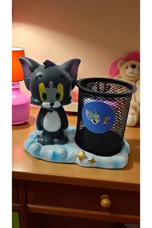 Cartoon Movie Character Tom Quality and Heavy Material Made Pen Holder Size 15cm*15 cm