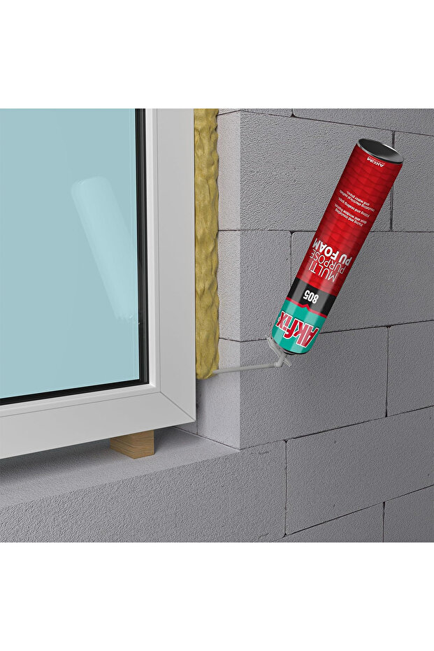 Polyurethane Foam For Assembly, 12 Pieces, 805, 750ml, Manual Application With Straw, Multi Purpose - 8