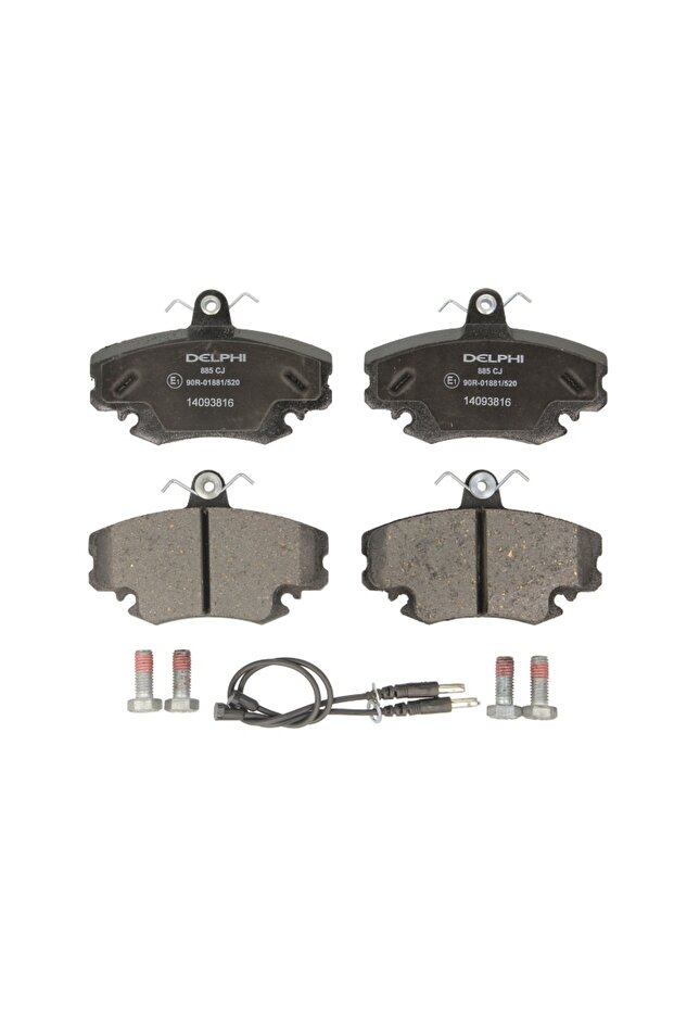 Brake pad set, front, Dacia Logan 1, - 1