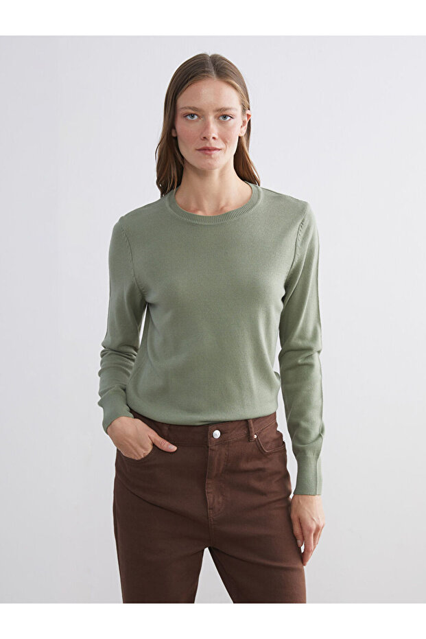 Esvab • Modern & Distinctive Zero Roba Collar Women's Knitwear Sweater