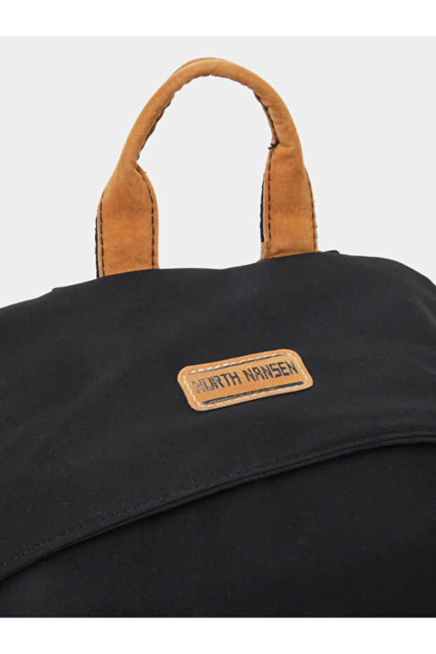 Black Backpack with Zip Closure - 4