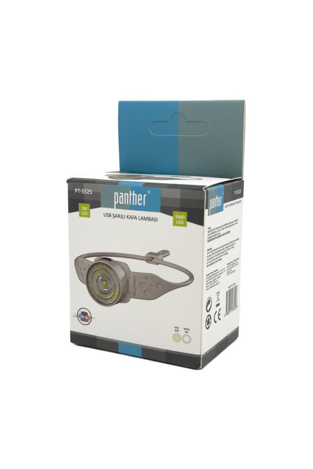 PT-5525 USB ŞARJLI KAFA LAMBASI - 3