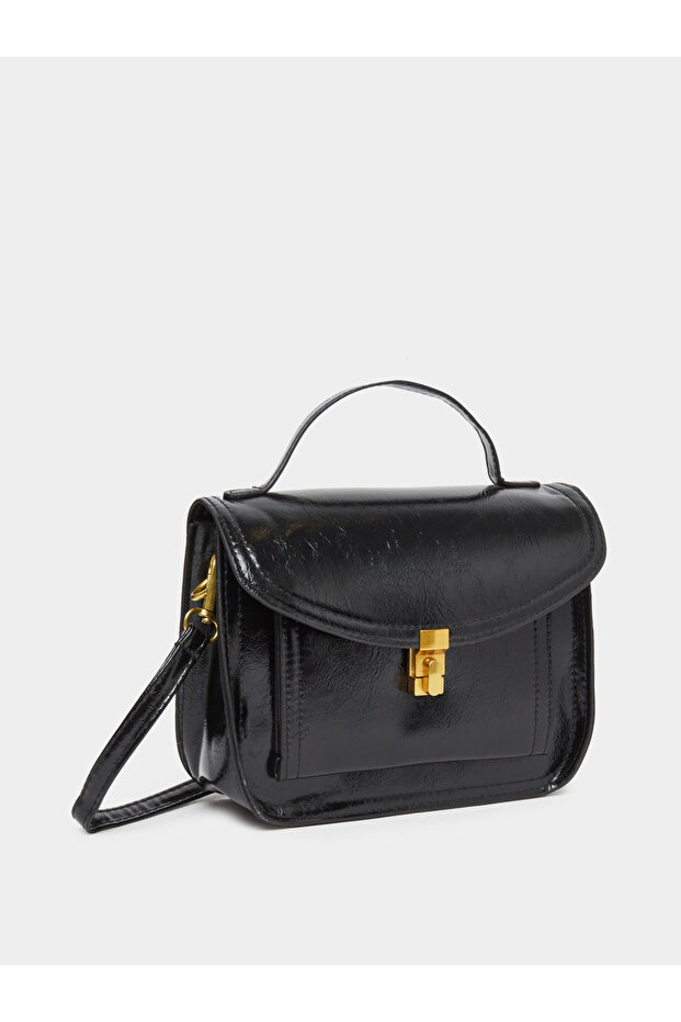 حقيبة يد صغيرة بقفل دفع - 1