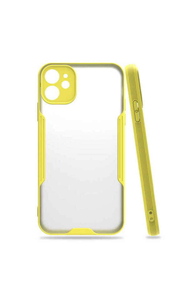 iPhone 11 Compatible Shrp Parfe Case-Yellow - 1