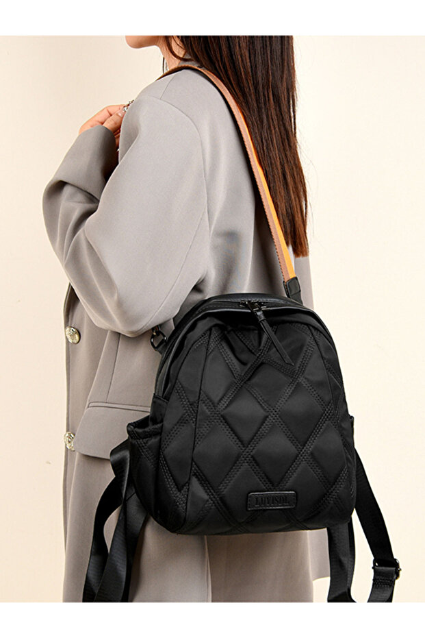 حقيبة ظهر متينة بسحاب للإغلاق - 5