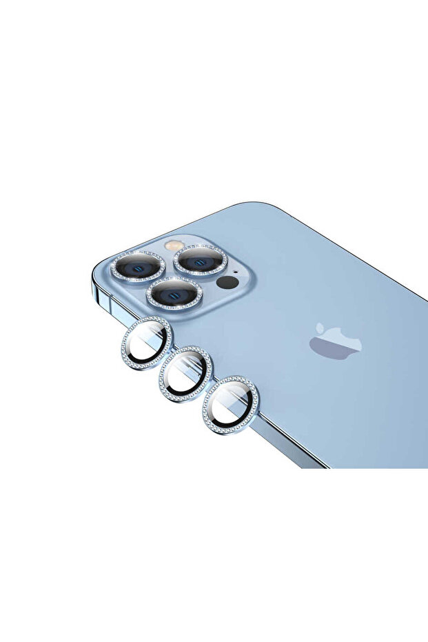 واقي كاميرا متوافق مع هاتف iPhone 13 Pro Max من SHRP CL-06 - أزرق
