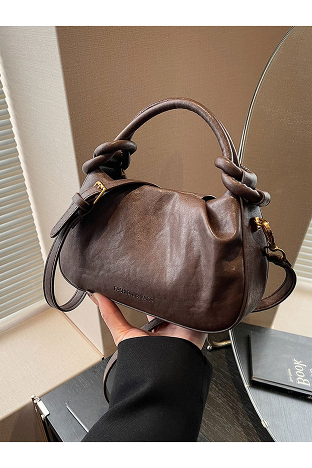 حقيبة يد صلبة بحزام قابل للتعديل - 1