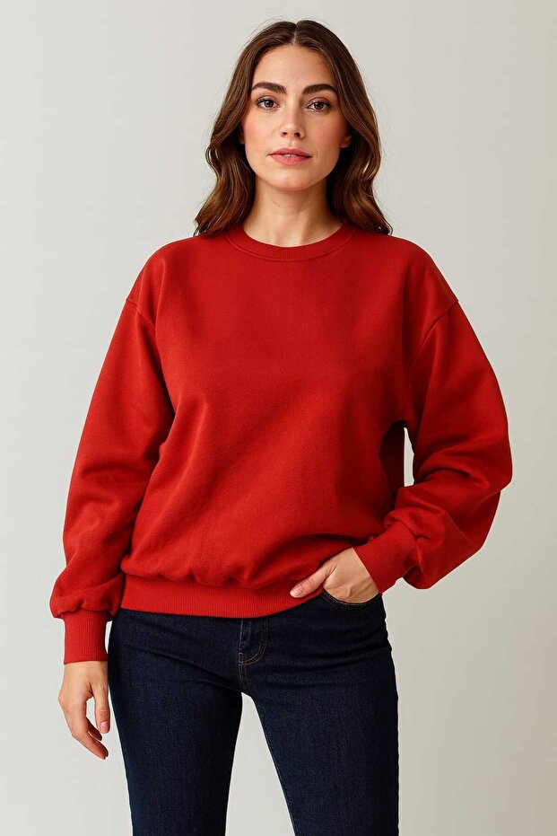 Unisex Oversized Crew Neck Sweatshirt