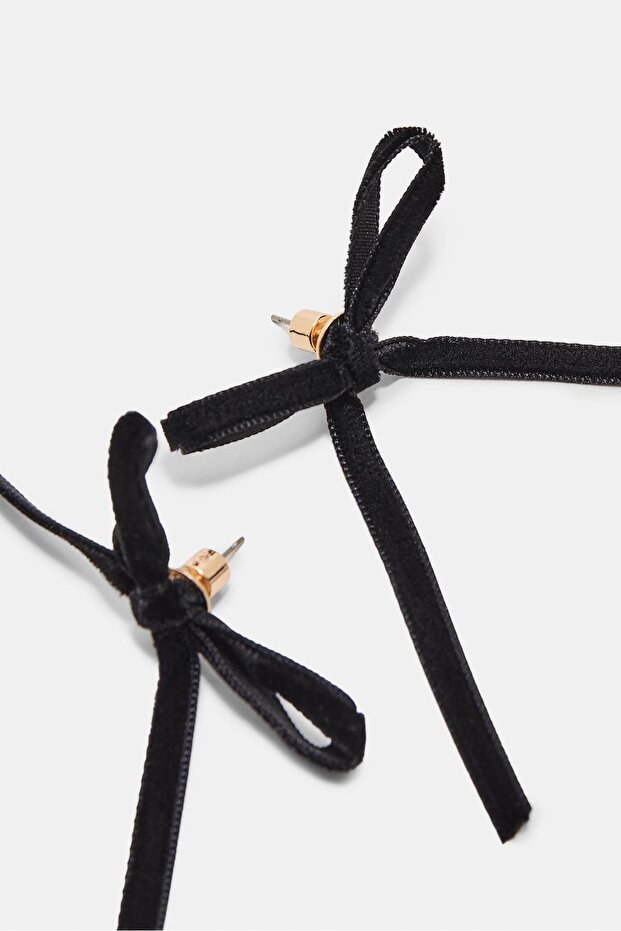 Kadife Kurdele Küpe - 5