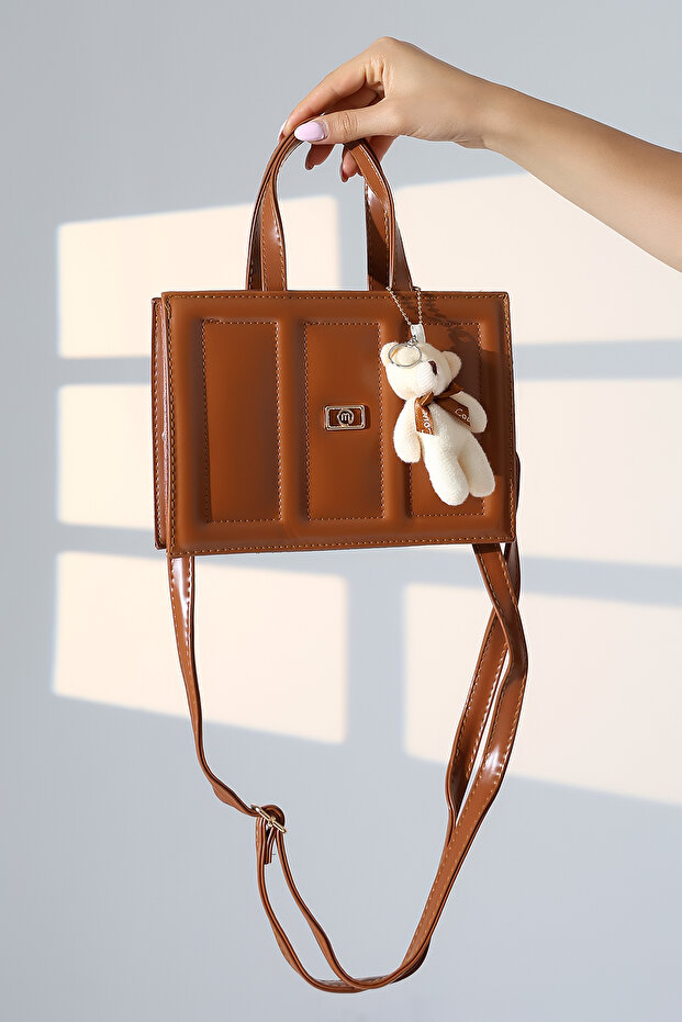 Kadın Taba Ayıcıklı Kutu Çanta - 7