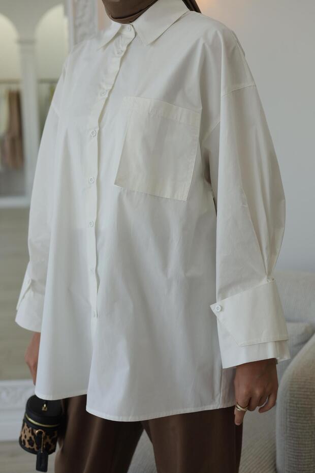 QOOQ Poplin Gömlek 26fw200 - 5