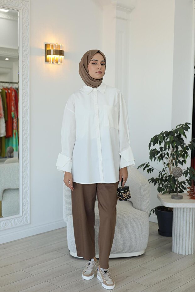 QOOQ Poplin Gömlek 26fw200 - 6
