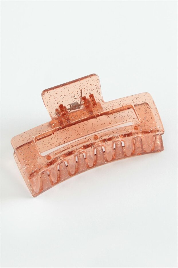 مشبك ملابس مستطيل شفاف ملون 8 سم - 2