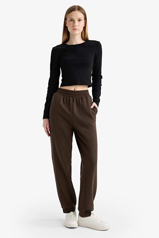 Beli Lastikli Jogger Eşofman Altı X5391AZ25WN - 2