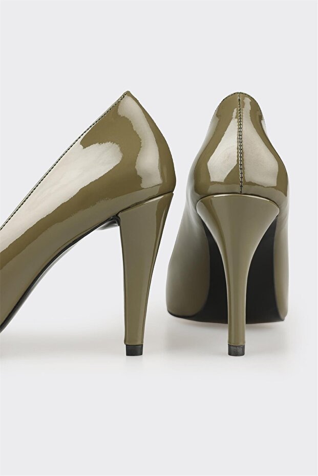 Yeşil Kadın Stiletto - 4