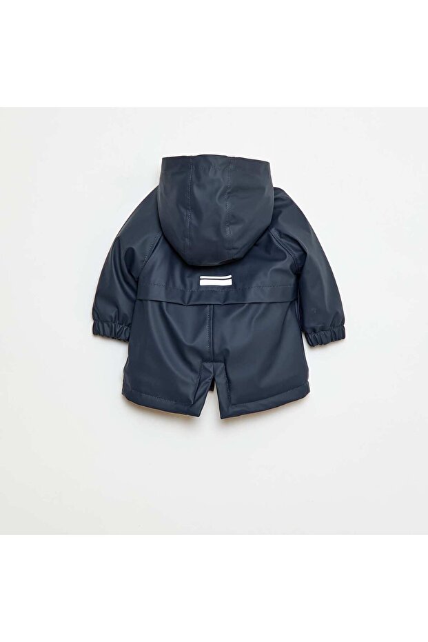 باركا مبطنة بالصوف باللون الأزرق - 2