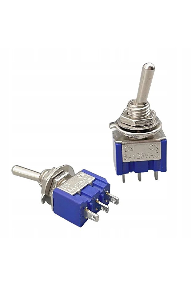 Rocker Switch MTS103 ON-OFF-ON | 3A 250V | 3 Pins 3 Positions - 4