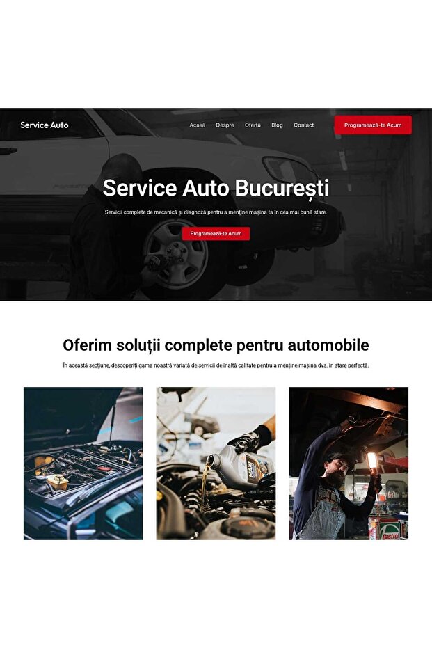 Professional Website for Auto Service - Ready to Install - 1