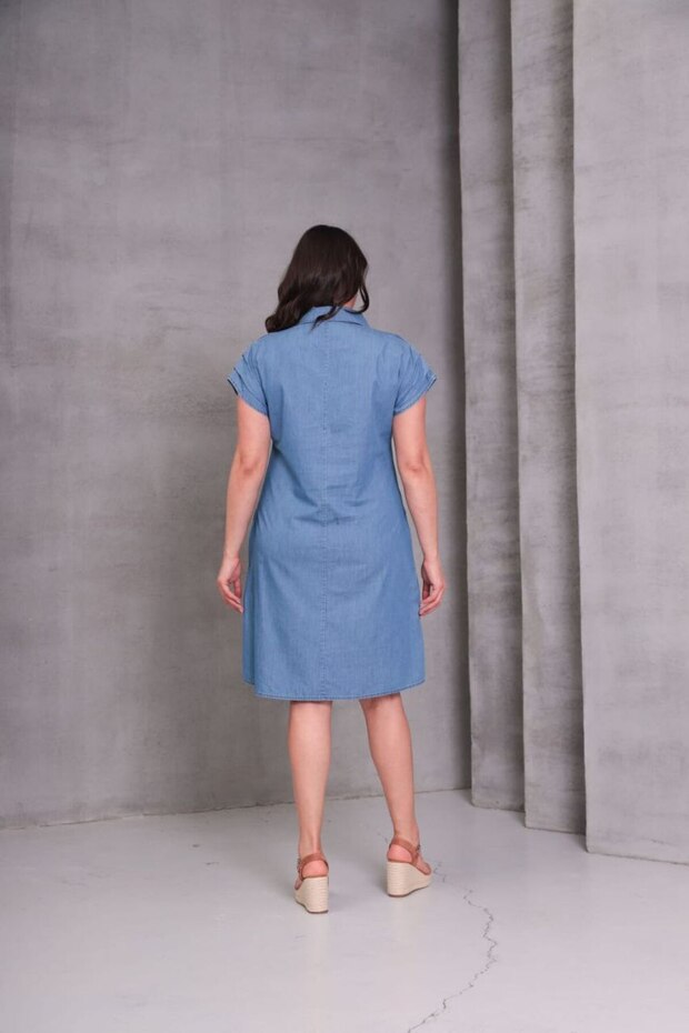 Denim Model Elbise - 4