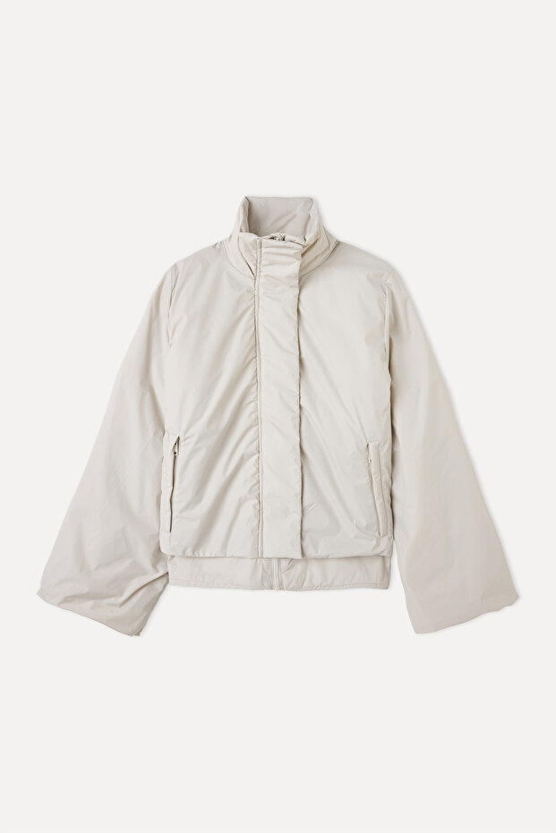 DİK YAKA PUFFER MONT - 1