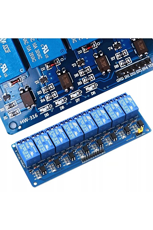 8 Channel 12V Relay Module | Optical Isolation, Arduino Compatible - 1