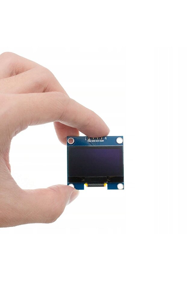 Modul Display OLED 0.96" Alb | 4 Pini I2C 128x64 | 3.3–5V - 5