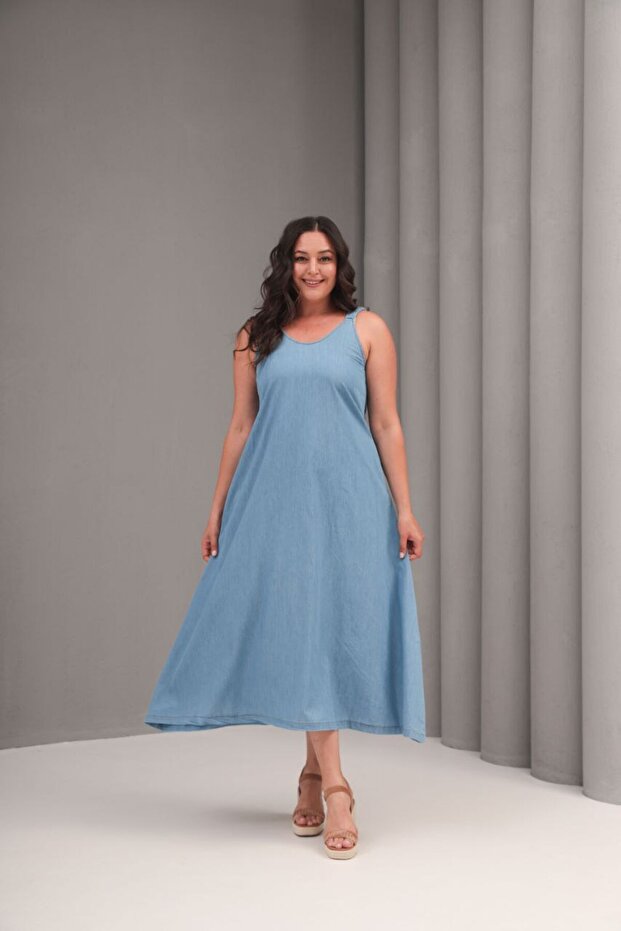 Denim Model Elbise - 1